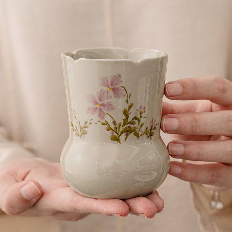 草木灰小雏菊建水茶洗陶瓷茶渣缸废水桶水盂功夫茶具配件六君子筒,餐饮具,茶道/零配,淘宝优惠券,粉丝福利购,淘宝优惠卷