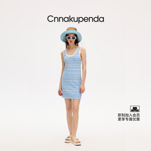CNNAKUPENDA蓝色连衣裙
