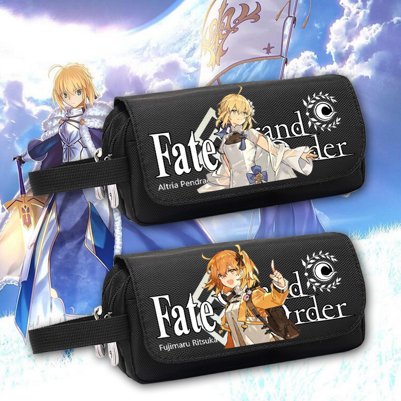 fgo动漫笔袋saber咕哒子玛修学生女初中文具盒Fate/Grand Order