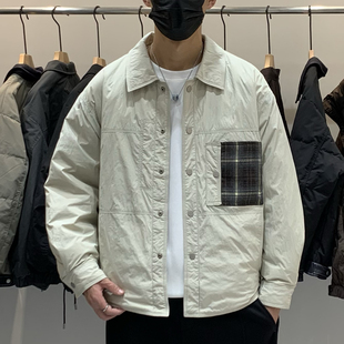 冬季 美式 新款 90白鸭绒羽绒衬衫 简约痞帅加厚保暖羽绒 男士 画先生