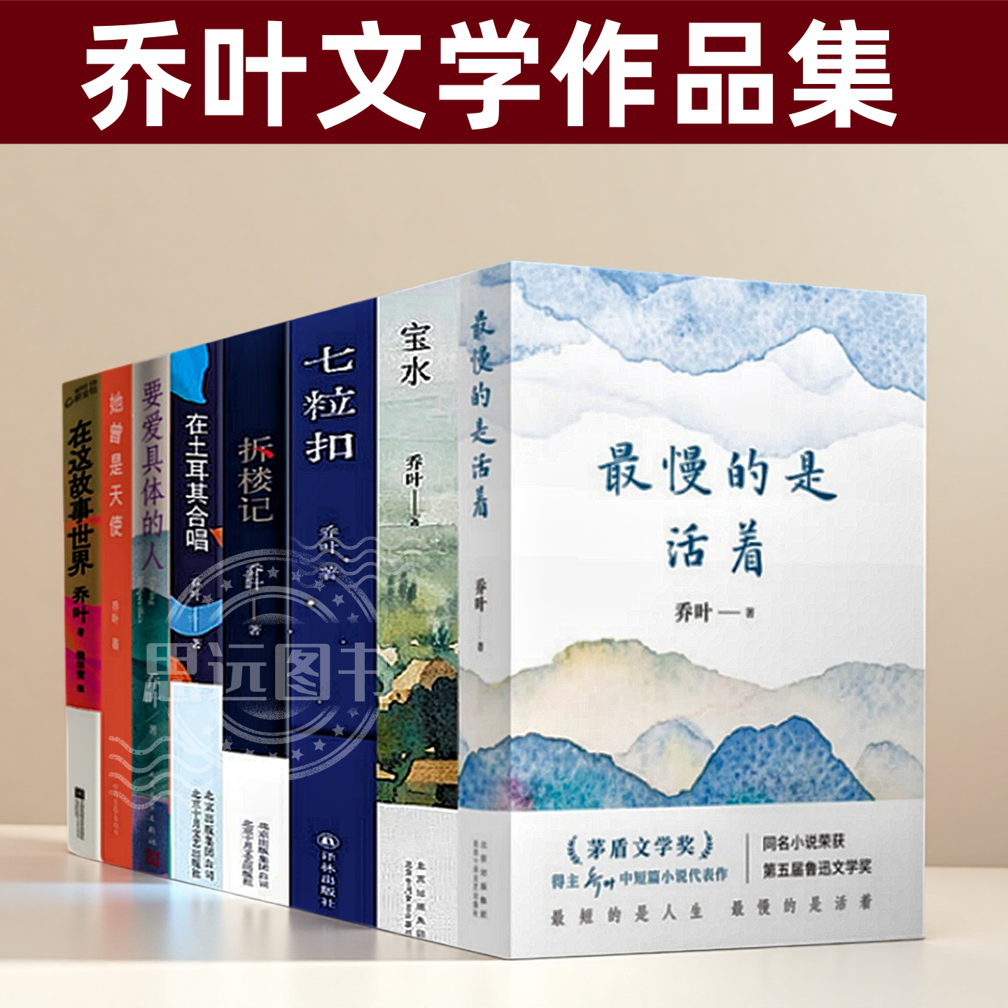 乔叶作品集 第十一届茅盾文学奖获得者作品 宝水 最慢的活着 七粒扣 拆楼记 像天堂在放小小的焰火 在土耳其合唱 藏珠记正版书籍