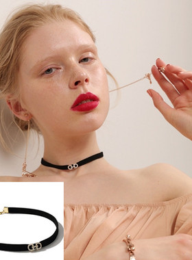 韩国项圈脖子饰品明星网红同款