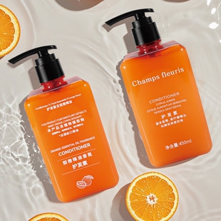 桔子酒店Champs fleuris香凡罗蒂香橙精油护发素护发乳液450ml