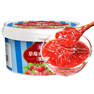 立高爱护草莓夹心果馅3kg 芒果菠萝果酱烘焙蛋糕慕斯面包商用馅料