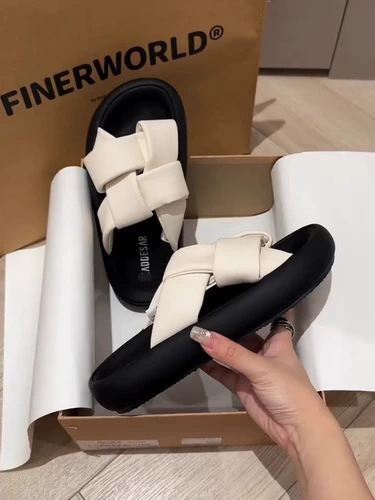 Тапочки на платформе, модная летняя обувь, универсальная сумка для беременных на плоской подошве, слайдеры, мягкая подошва