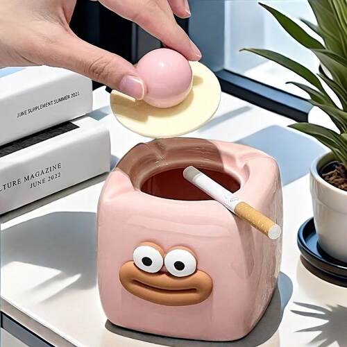 个性家用陶瓷中国带盖高颜值可爱