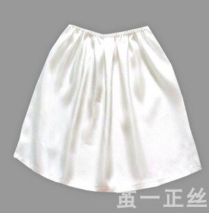 重磅真丝衬裙打底裙半身裙纯桑蚕丝A裙防曝光内衬裙素绉缎面料