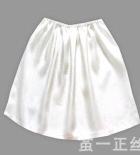 重磅真丝衬裙打底裙半身裙纯桑蚕丝A裙防曝光内衬裙素绉缎面料