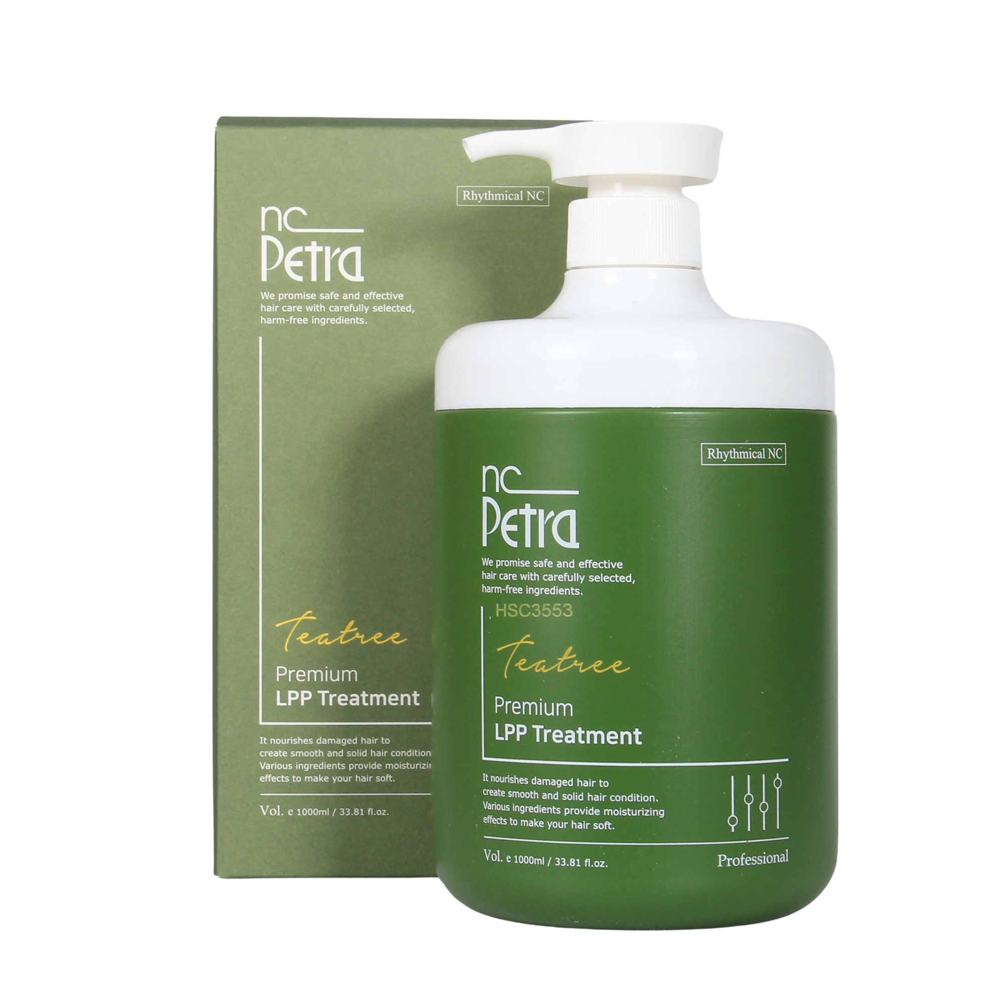 韩国本土高端院线NC-PETRA茶树发膜清凉镇定头皮修复受损发质顺滑