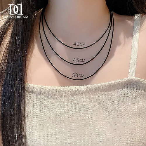 吊坠挂绳黑色项链绳黑绳编绳