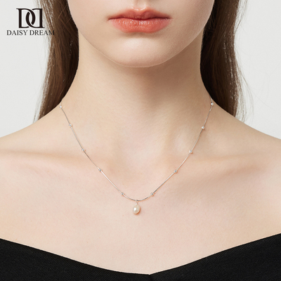 925纯银淡水珍珠项链小众轻奢