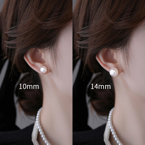 网红简约珍珠博主同款耳钉
