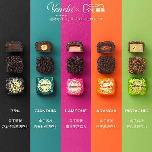 Venchi鱼子酱状巧克力1kg原装