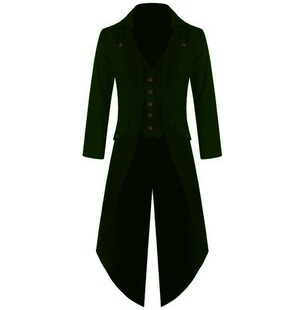 Solid color fashion steampunk tuxedo male dress燕尾服男礼服