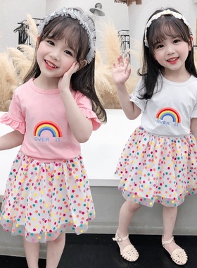 children Girls T-shirt Shorts Clothes Baby Kids Girl for