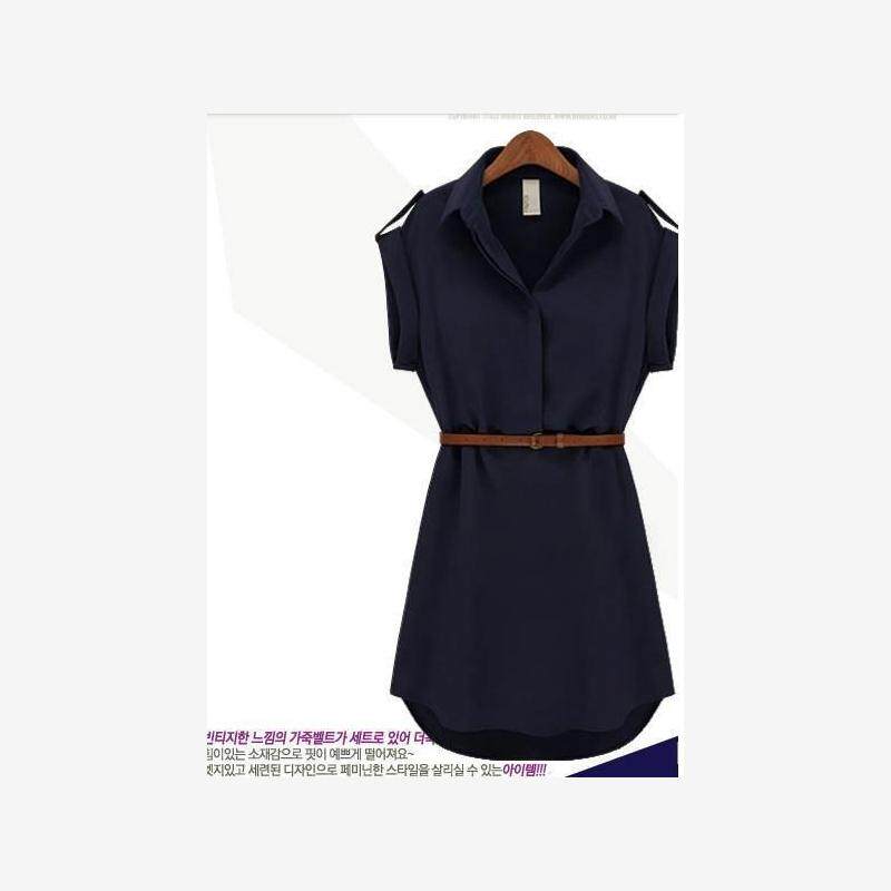 ladies casual blouse summer chiffon dress shirts for women