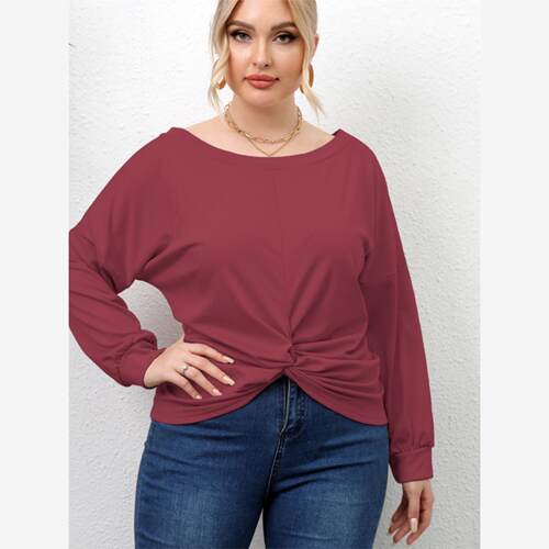 L-4XL women T shirt casual plus ladies tops不规则交叉休闲T恤