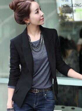 Suit Blazer For Women Cardigan Coat Autumn Ladies Jacket 女