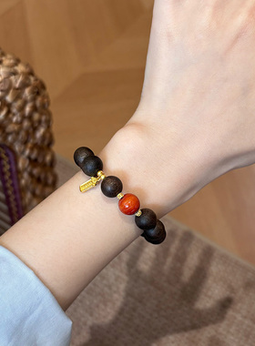 南红手链回纹珠百搭男女款礼物