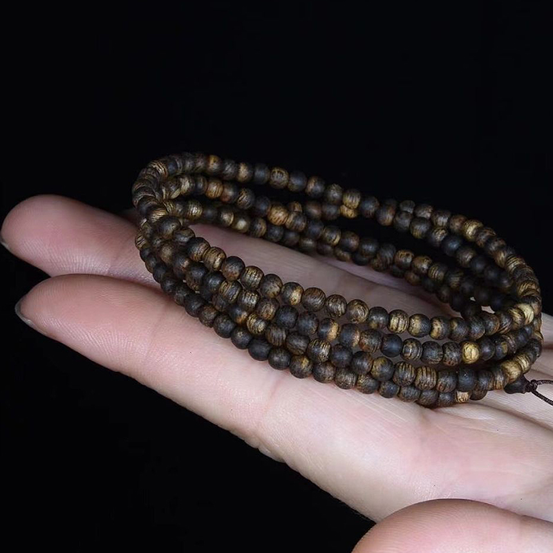 原创手作天然奇楠沉香手串