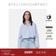 低至3折 Stella McCartney春季 落肩设计香蕉袖 阔型府绸衬衫