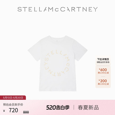 StellaMcCartney环形徽标T恤