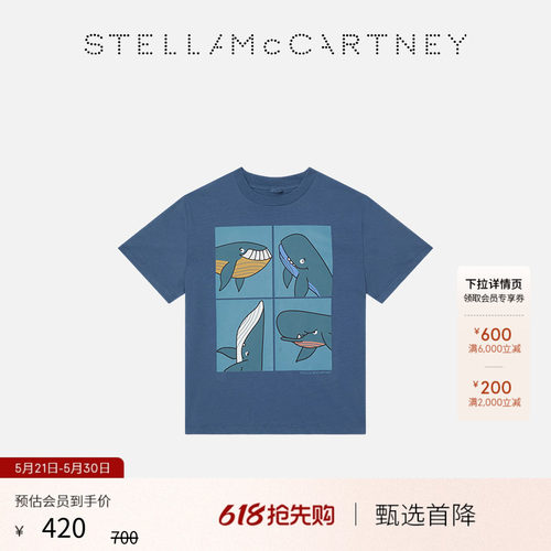 StellaMcCartney鲸鱼短袖T恤