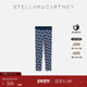 低至4.5折 儿童 Stella McCartney童装 蓝色文字标识印花紧身裤