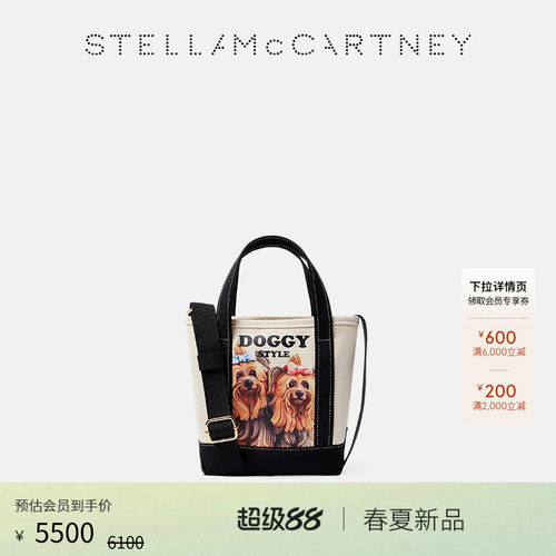 JEFFKOONS小狗印花斜挎托特包