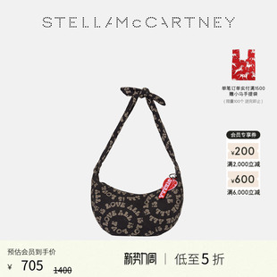 McCartney童装 儿童Stella 水洗黑字母蝴蝶结单肩包 低至5折
