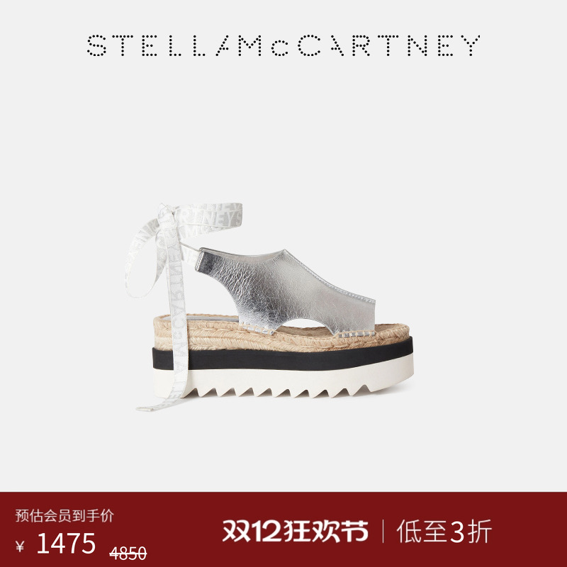 StellaMcCartney印花绑带凉鞋