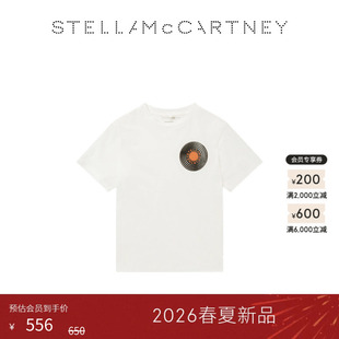 [礼物]儿童Stella McCartney2026春夏新品卡通印花圆领童装T恤