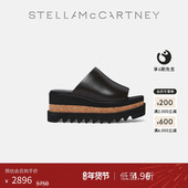 底黑色露趾拖鞋 McCartneySNEAKELYSE锯齿边鞋 低至5折 Stella