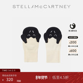 白色绵羊刺绣连指保暖手套 McCartney秋冬童装 低至4.5折 Stella
