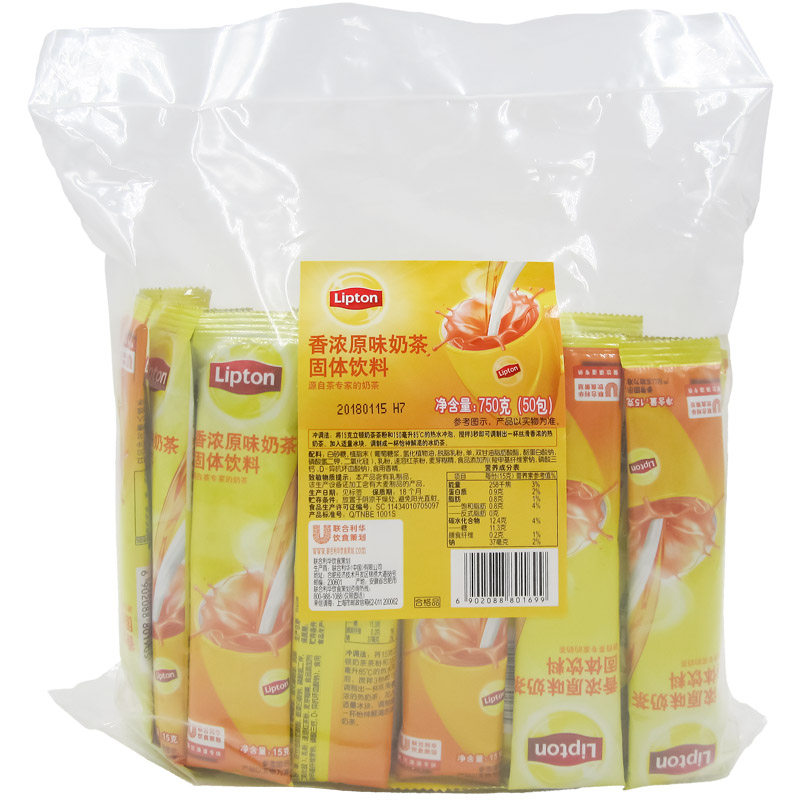 Lipton Shannon Original tea Solid Beverage /15g gram *50 strip/Bag of yellow goods 750 Gram single packagein the Coffee/Oatmeal/Chongyin , Lotus root starch/Oatmeal/Drink mixes , Tea , Tea bags  category - from Buy2taobao.com to provide professional Taobao agent buy service