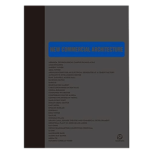 英文原版 NEW COMMERCIAL ARCHITECTURE 商业建筑结构设计方案教程资料集实体店铺装修设计基础规范作品集书籍