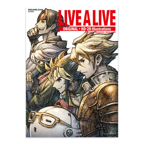 预售【日文原版】时空勇士 LIVE A LIVE ORIGINAL+HD-2D Illustrations 游戏动漫二次元画集设定集书籍