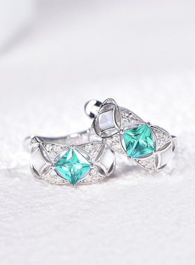 S925银帕拉伊巴耳环星赞