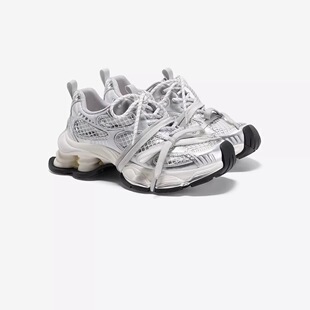 【林允同款】GGCC星河粒子2025年公版新款做旧厚底老爹鞋休闲鞋女