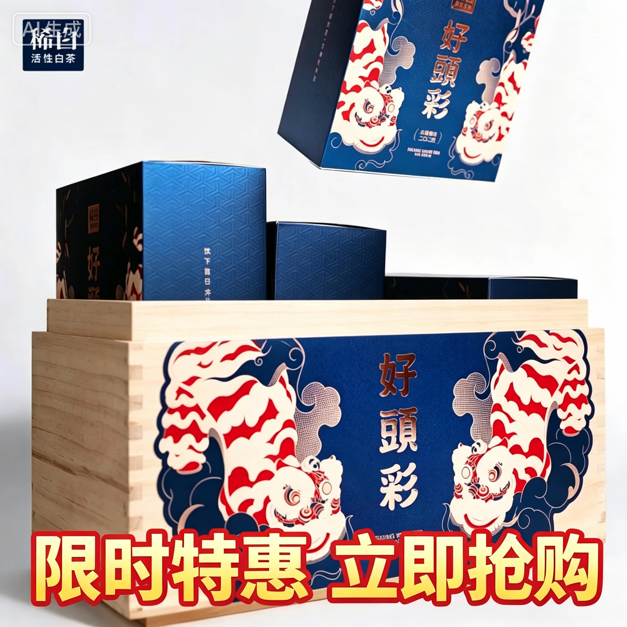 福鼎白茶白毫银针特级 稀白茶业 2024头采白毫银针400g正品礼盒