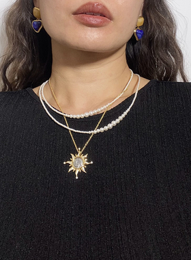 象征光明的太阳神古银币项链