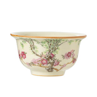 汝窑春燕陶瓷茶杯个人专用高档压手主人杯2023新款中式白瓷喝茶杯