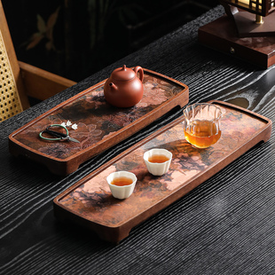 方舟干泡盘胡桃木壶承家用小型实木茶盘茶台2026新款功夫茶具托盘