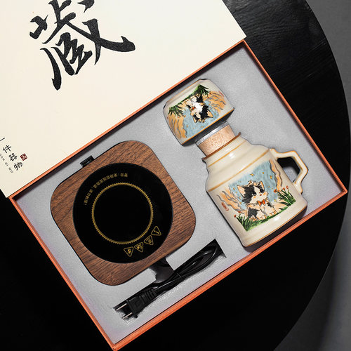 故宫文创可爱猫茶杯水杯定制礼物