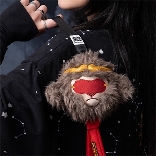 正版偶遇潮玩悟空挂件吊坠钥匙扣包包挂坠挂饰周边毛绒公仔小众男