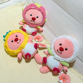 正版 水果头套loopy小海狸露比毛绒公仔玩偶生日礼物女送男友娃娃