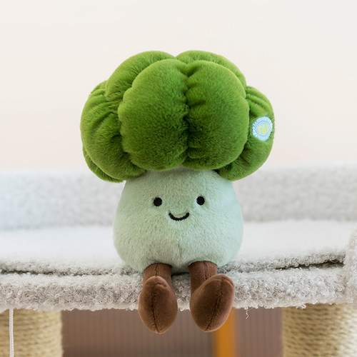 仿真西兰花生态蔬菜茄子毛绒玩具