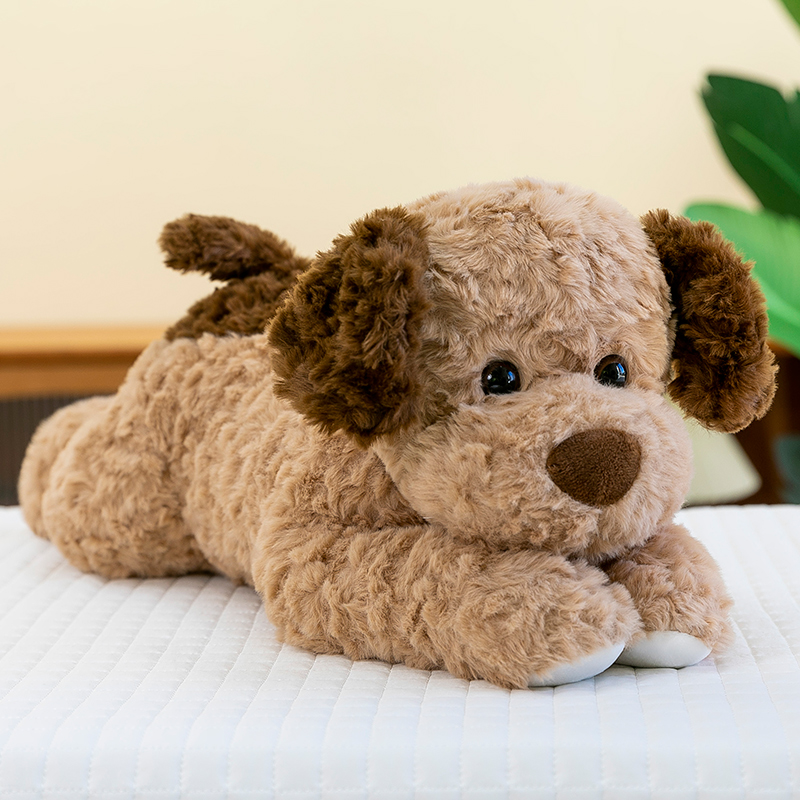 可爱贵宾犬趴趴狗玩偶毛绒玩具