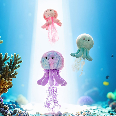 迷你掌中宝水母小章鱼挂件