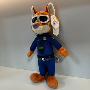 正版迪士尼尼克疯狂动物城毛绒玩具公仔大号狐狸明星檀健次同款